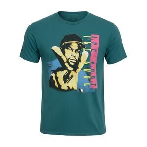 Ice Cube Rap Graphic T Shirt Teal Hip Hop Streetwear Mens Large
